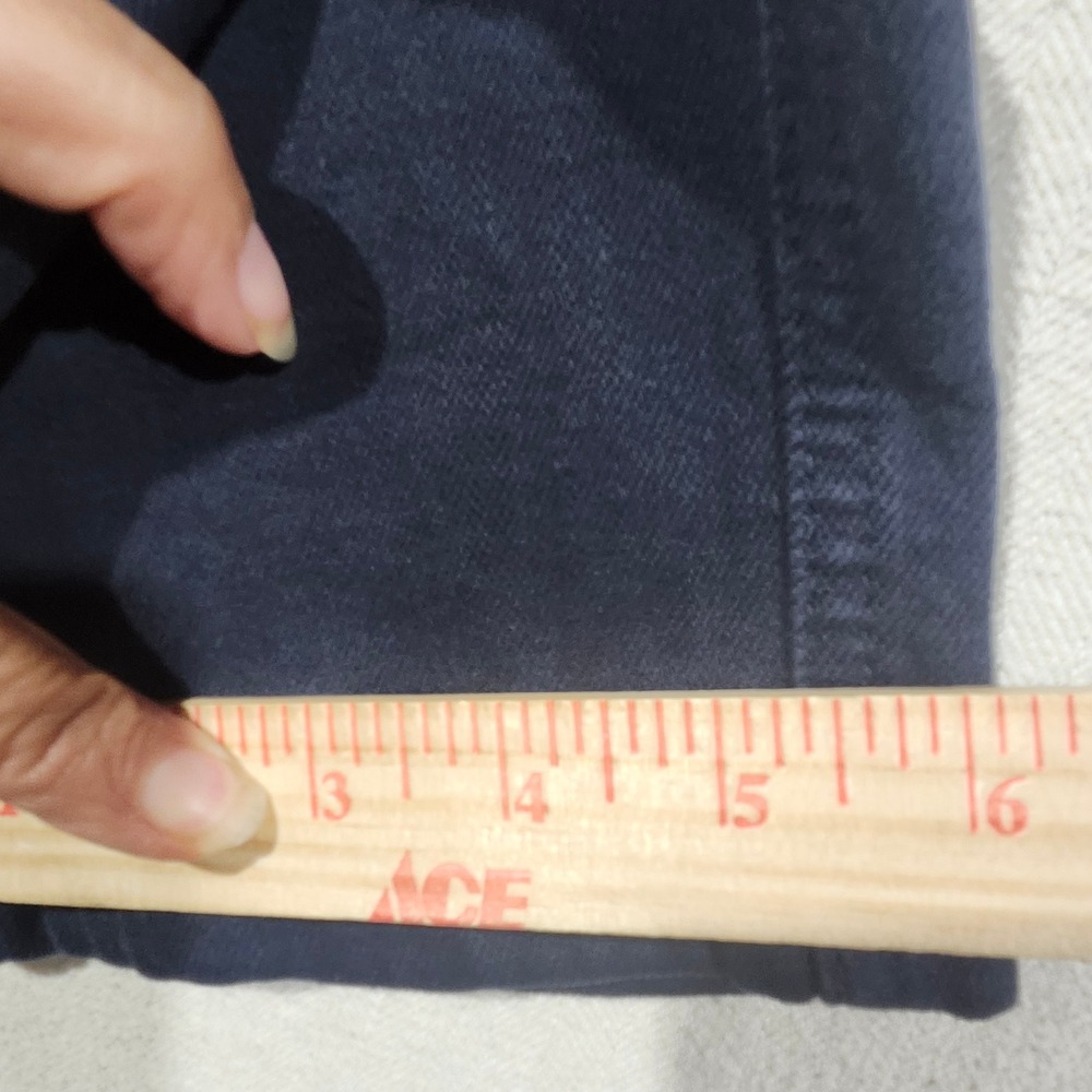 Judy Blue Navy Blue Faded Black Garment Dyed Utility Pant Women 7/28 Tapered Leg - Picture 12 of 12